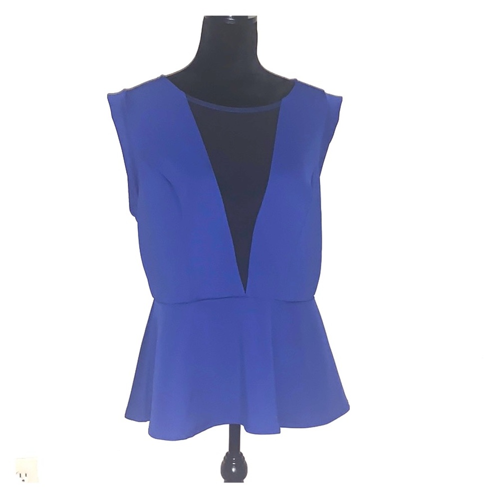 Forever 21 + (plus) Sheer Center Peplum top
